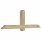 Ekena Millwork Eugene Rough Sawn Timber Gable Bracket, Douglas Fir, 60"W x 20"H x 4"D x 4"F, 8/12 Pitch GBW060X20X0404EUG00RDF - alternate 5